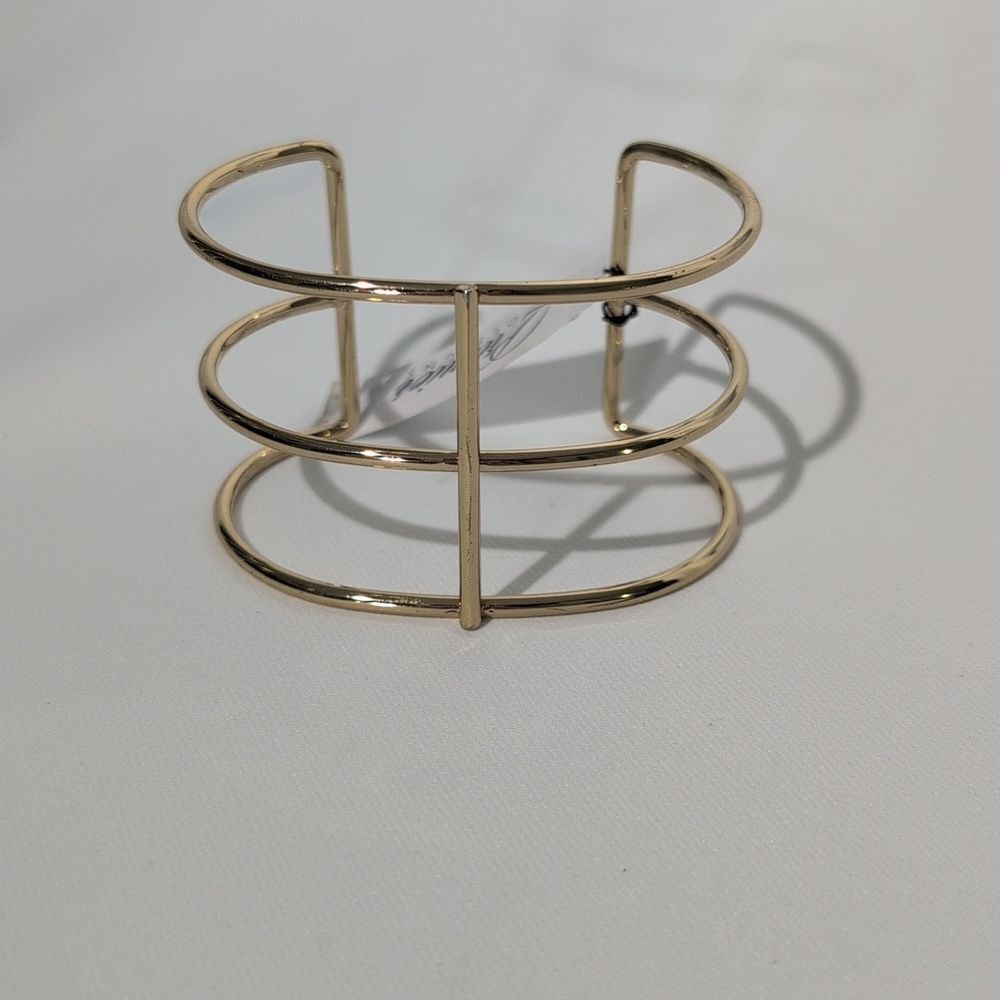 Premier Designs Gold Open Cuff Bracelet